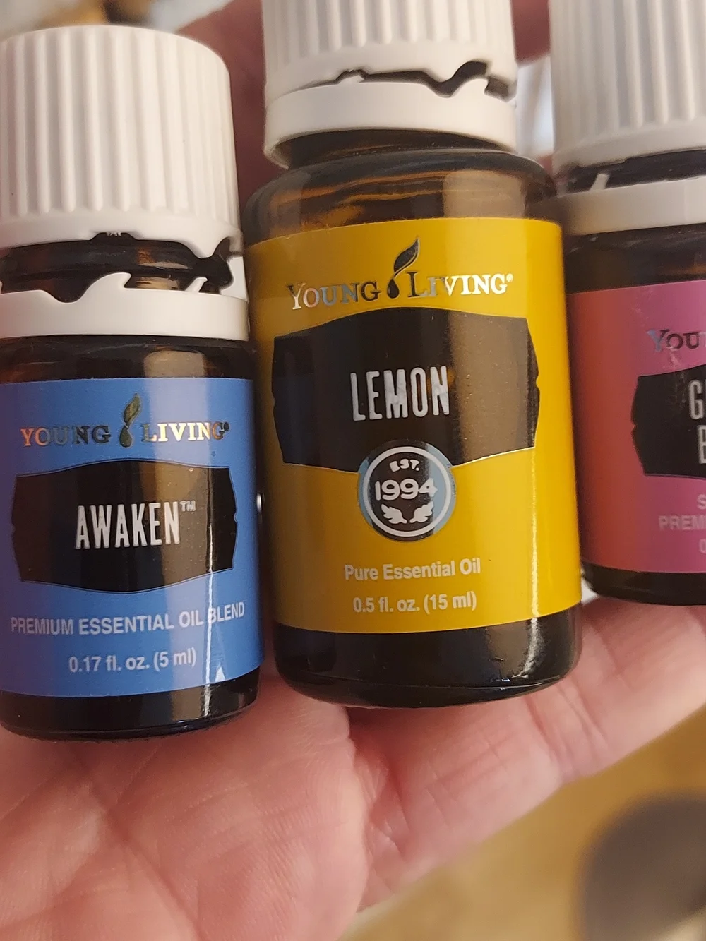 Young Living Essential Oil Trio